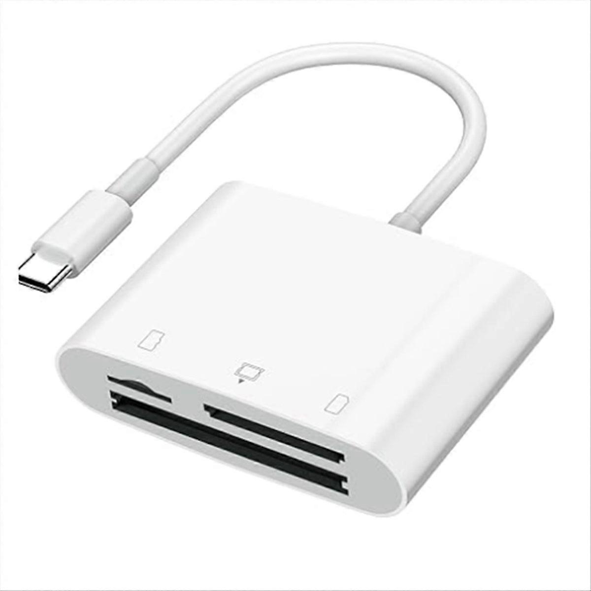 SD Card Reader for Phone/Laptop/ with Three Card Slots