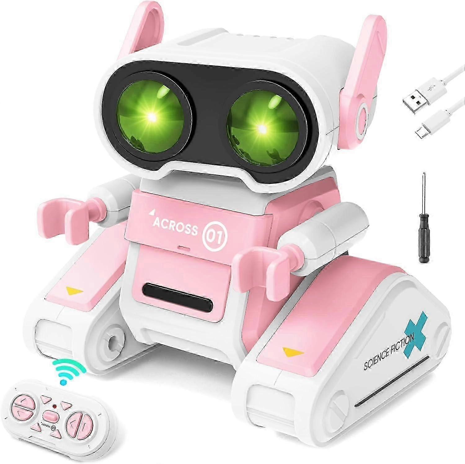 Robot Toys, Remote Control Toy Robots for Kids with LED Eyes