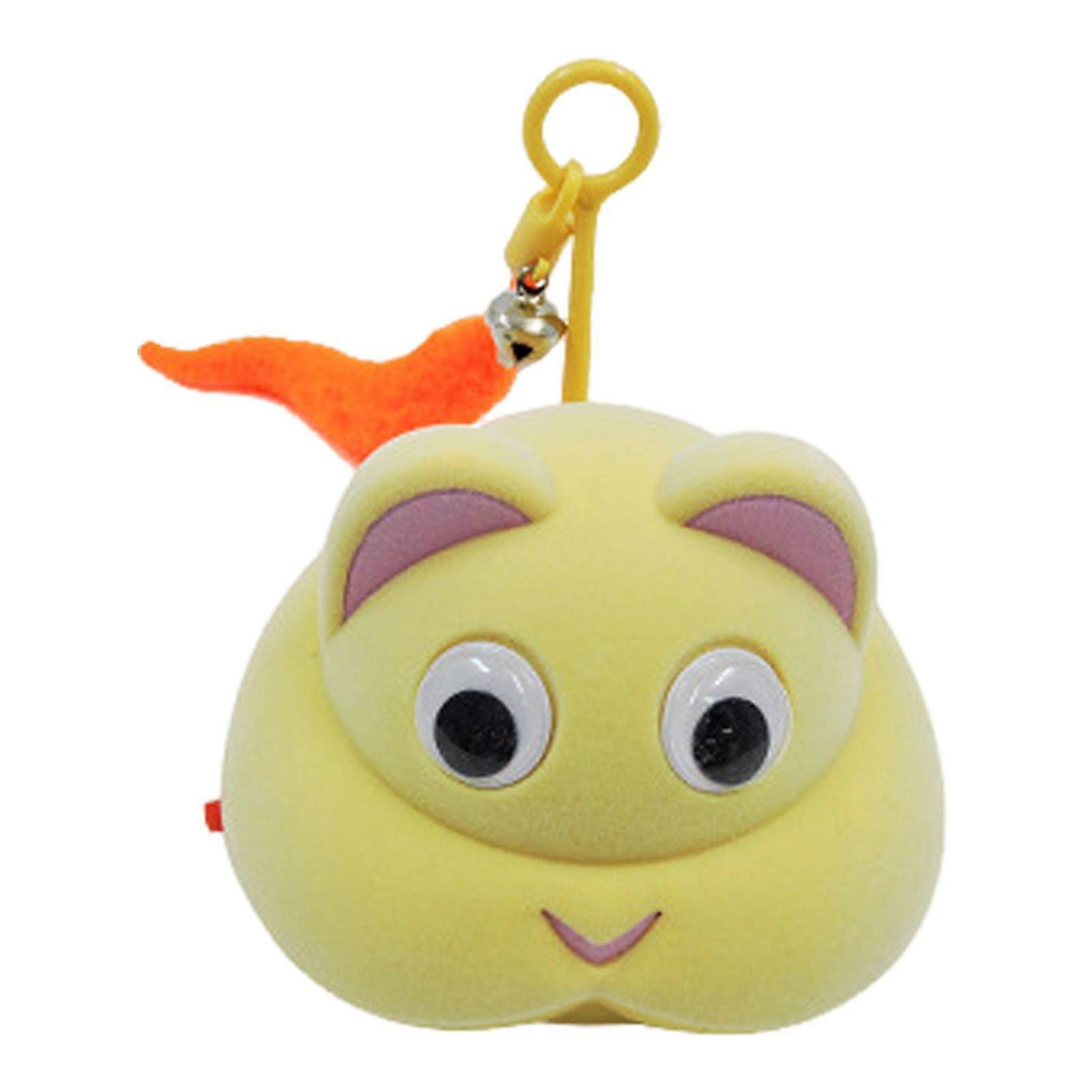 Interactive Pet Toy with Automatic Sensor Realistic Sound Extended Tail Moving Toy Tear-Resistant Squeaky Toys for Cats Dogs