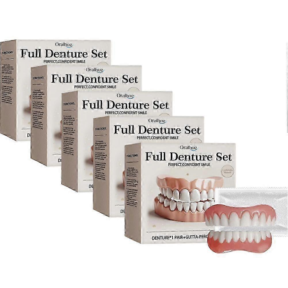 Advanced Customized Full Denture Set Silicone Reline