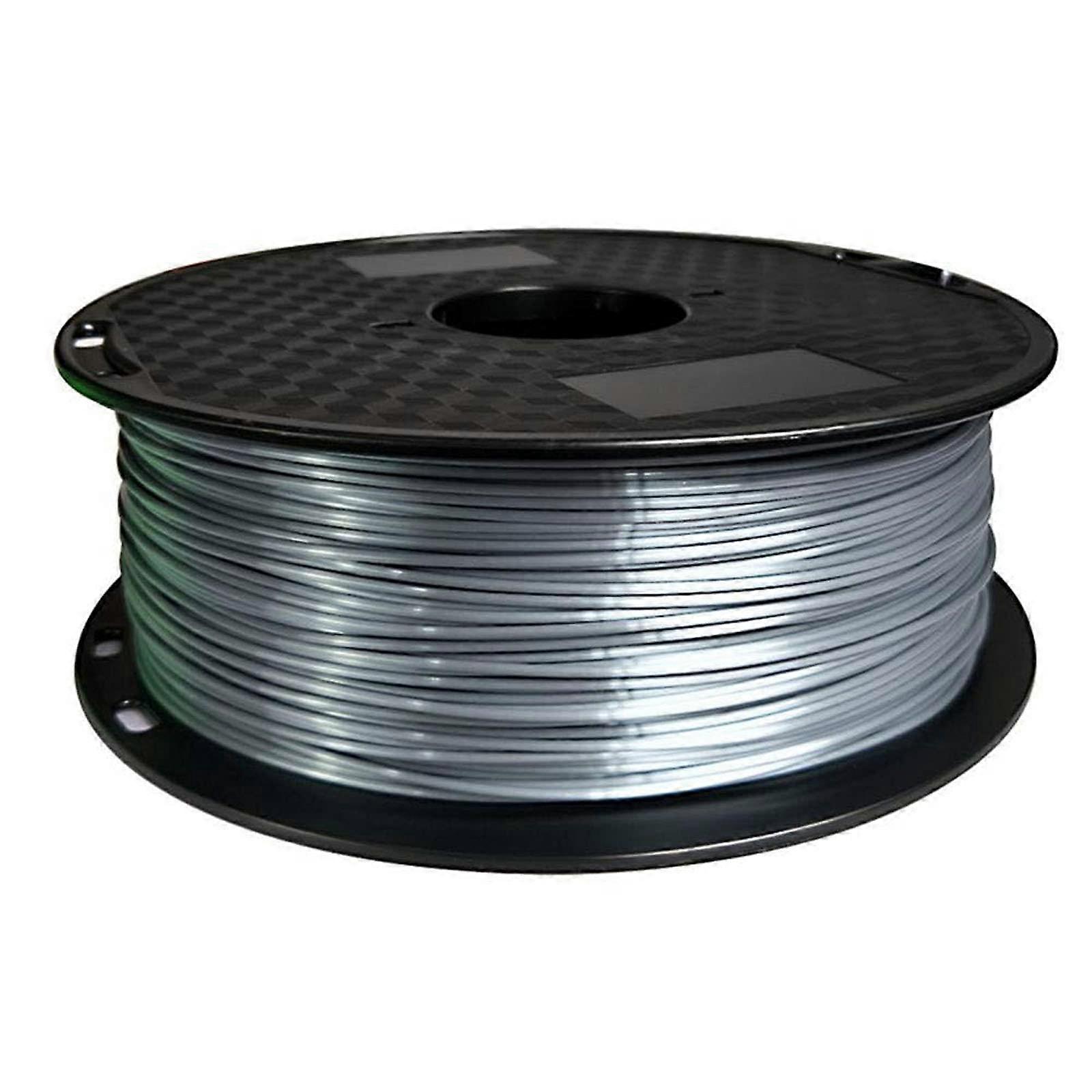 3D Printing Consumable PLA Filament 1.75mm Silver 1kg for Most FDM Printers