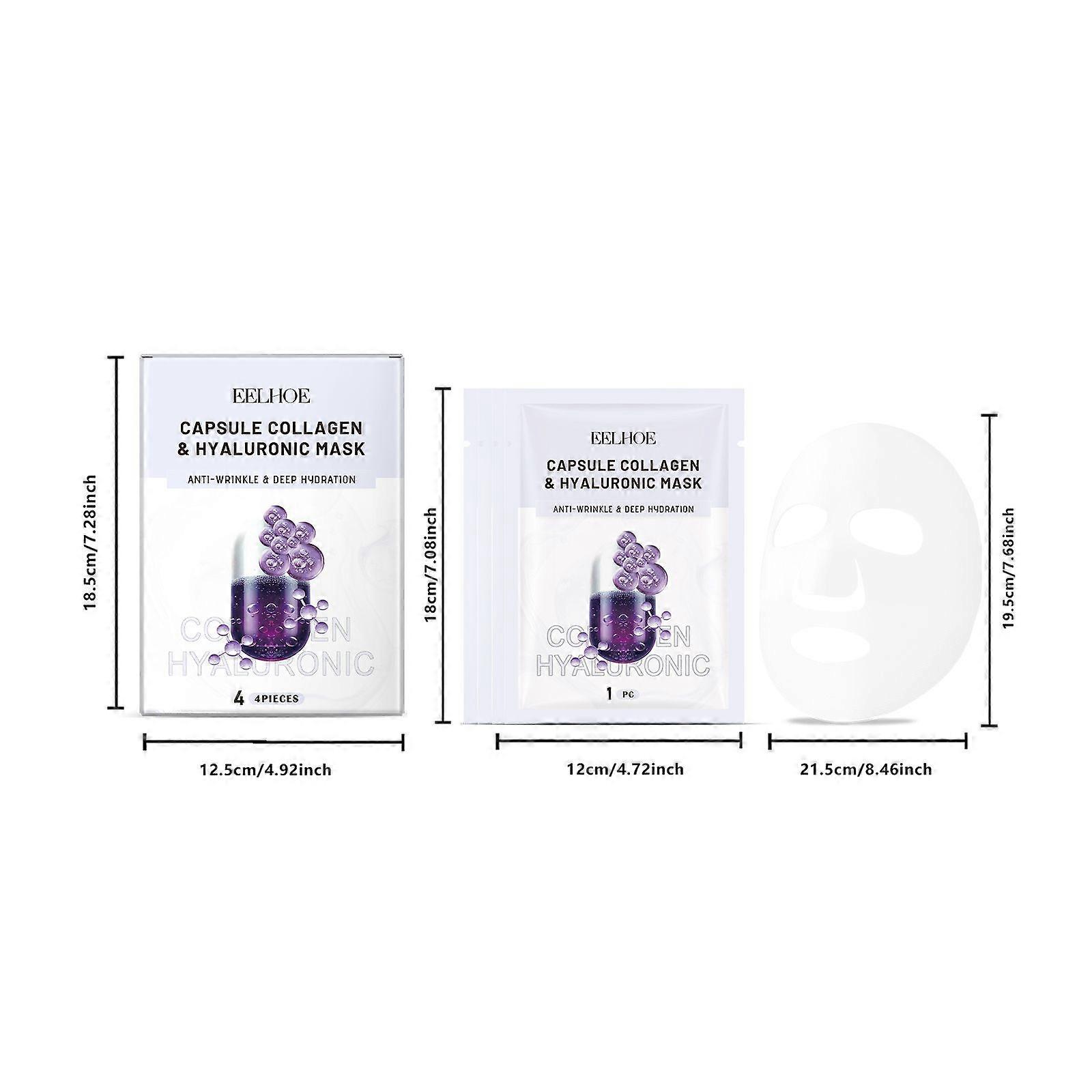 Collagen Mask (Box Set) Is Carefully Formulated With Centella Asiatica Extract And Vitamin E (Tocopherol)