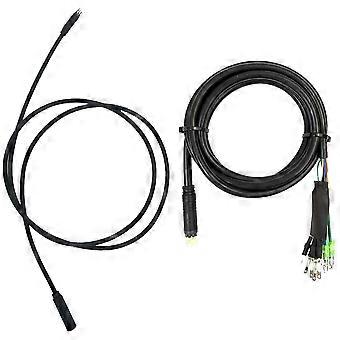 E-Bike Motor Verlängerungskabel Wasserdicht 9 Pin 60cm mit Ebike Motor Anschlusskabel 130cm
