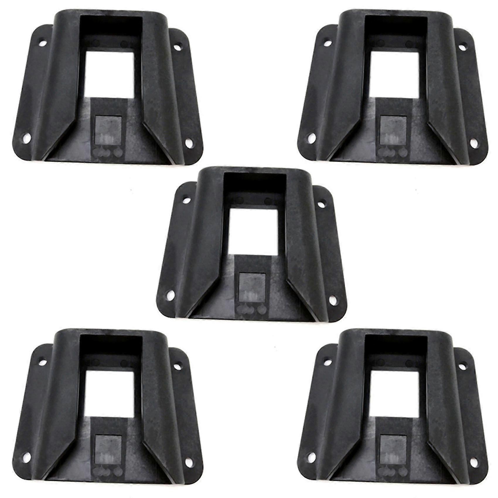 5x Bicycle Carrier Block Adapter For Folding Bike Bag Rack Holder Abs Front Carrier Block Mounting