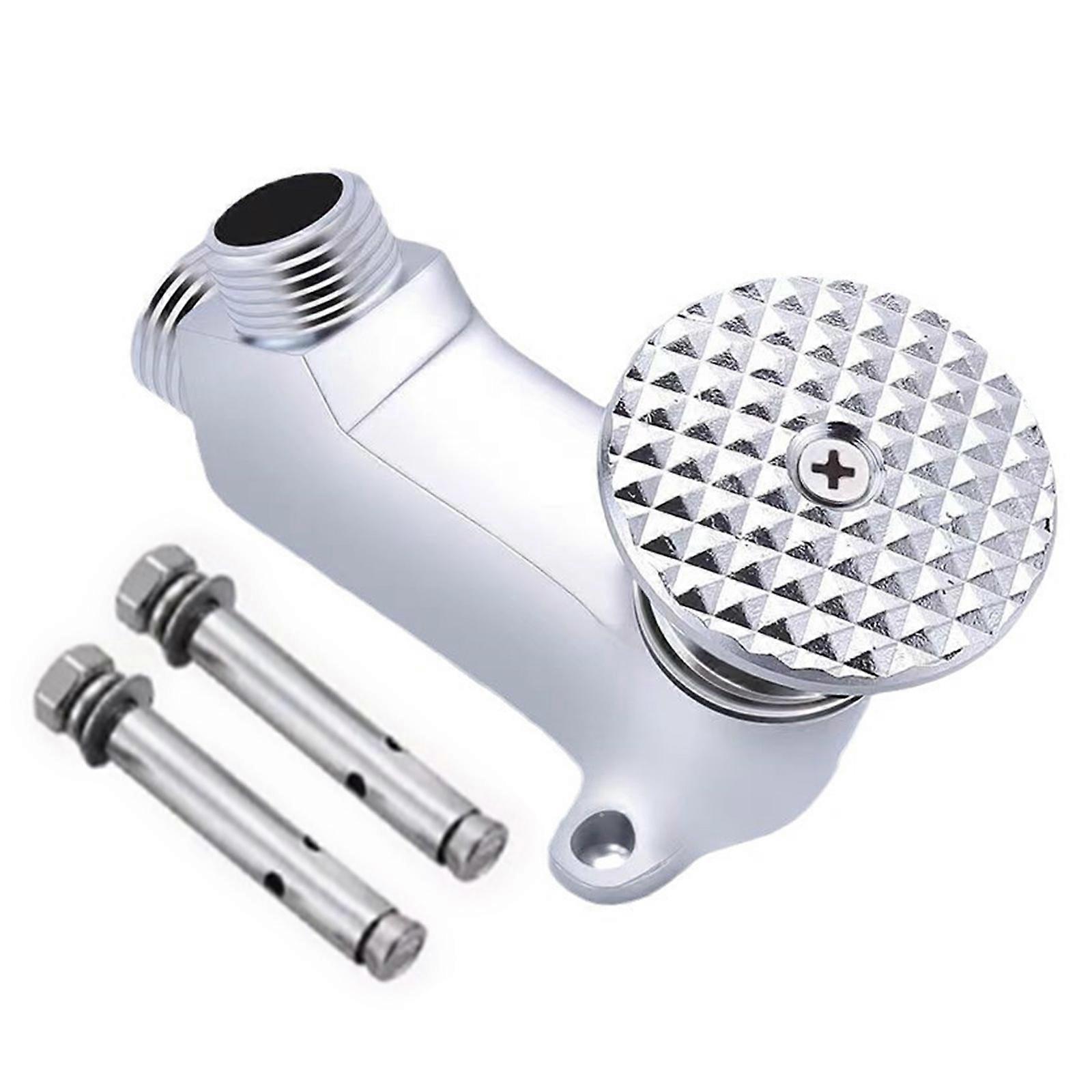 Single Pedals Faucet Control System Brass Foot Operated Valves for Easy Water Flows Space Saving Floor Designs Multicolor