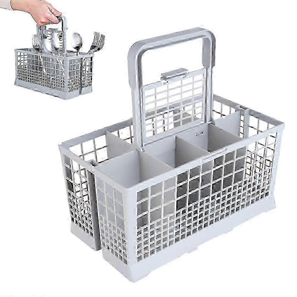 Replacement Silverware Cutlery Basket with Handle for Dishwasher Storage and Organization