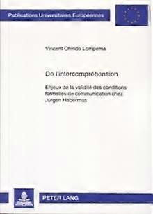 De Lintercomprehension by Vincent Ohindo Lompema Paperback