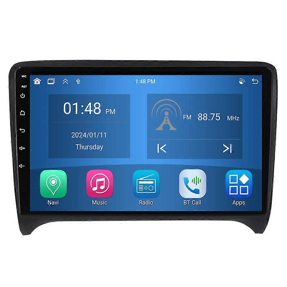 Car Radio Autoradio Bluetooth Wireless CarPlay Android Auto GPS Sat Nav WiFi FM RDS for TT 2 8J 2006 - 2014