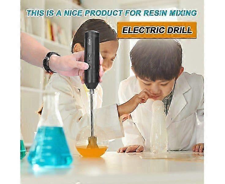 Portable Cordless Hand Drill with Stirring Rods, Lightweight Rechargeable Electric Drill for DIY Projects