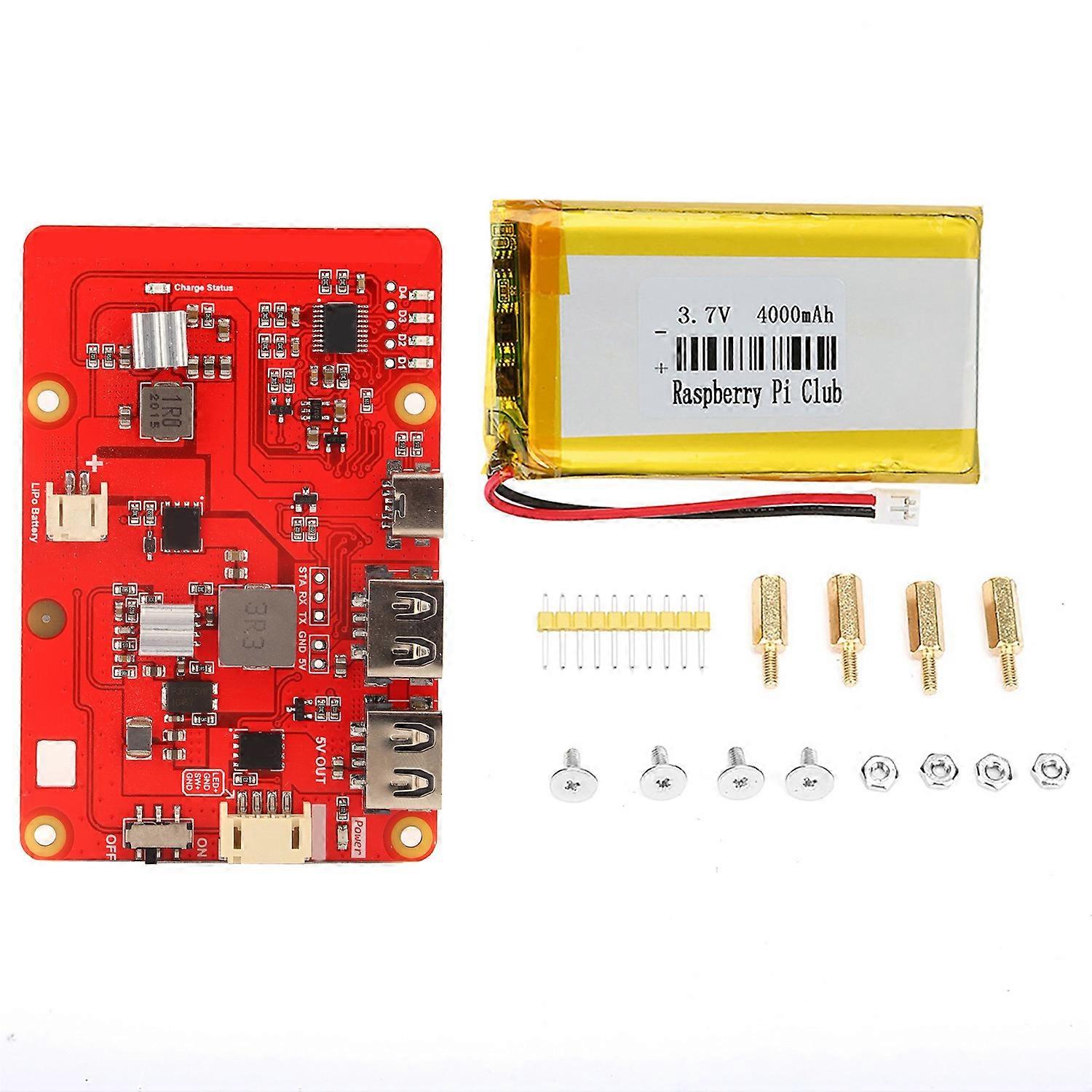 UPS Lithium Battery Expansion Board with 4000mAh Lithium Battery for Raspberry Pi