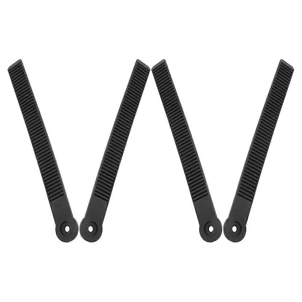 Durable Snowboard Binding Strap for Fixing 4Pcs Black Ladder