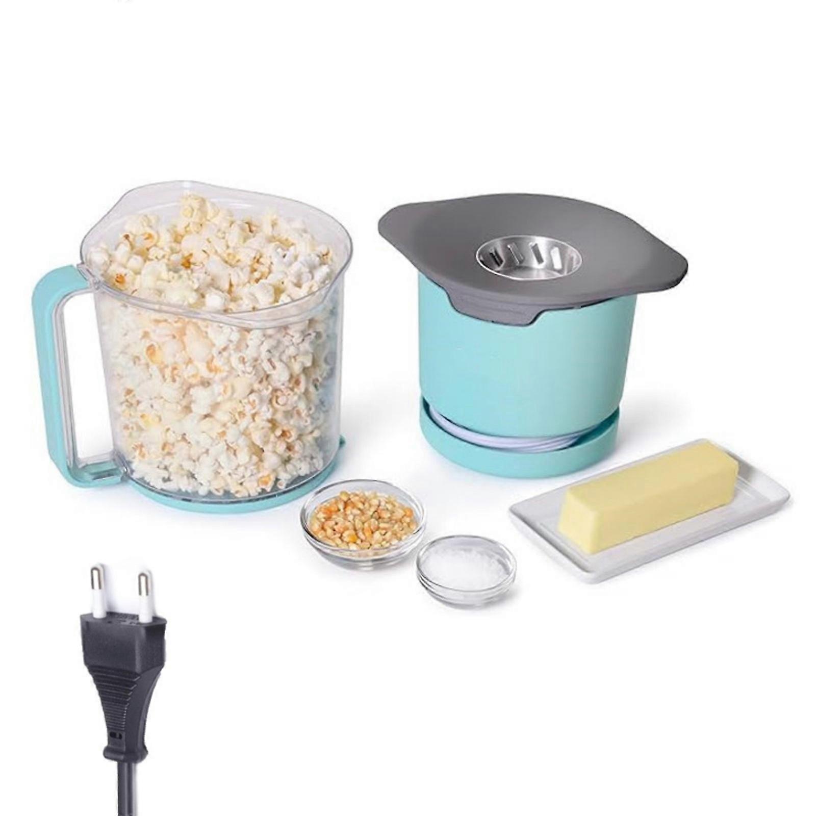Popcorn Machine Popcorn Popper Maker Nonstick Plate Electric Quick Heat Technology Convenient Storage For Household Use Multicolor