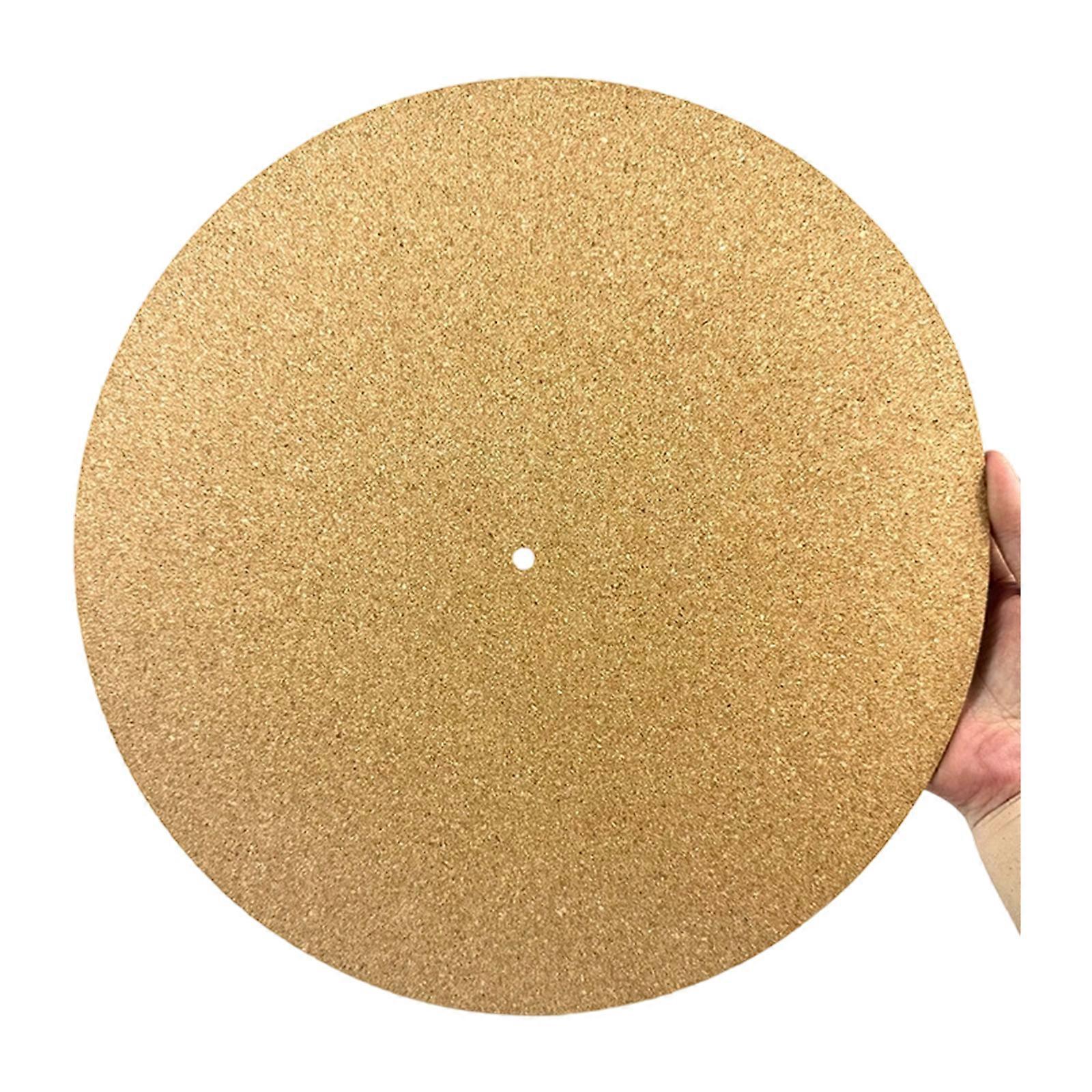 Record Pad Soft Cork Mat Turntable Pad Diameter 297mm 12inch Sound Controller Phonograph Equipment Accessories Multicolor
