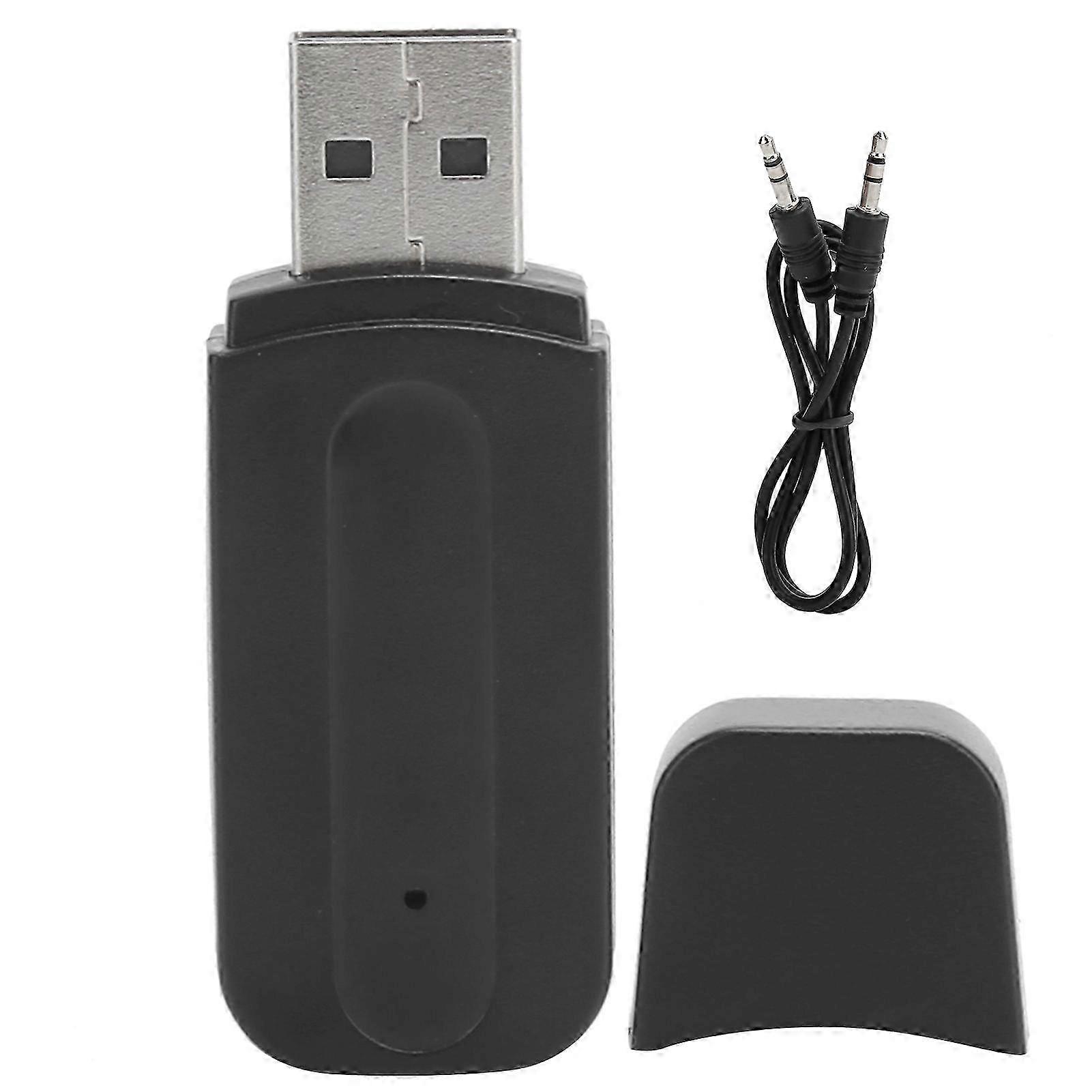 Wireless 5.0 Audio Receiver with Dongle AUX Speaker Adapter Support A2DP AVRCP AVDTP HFP HSP 25-26