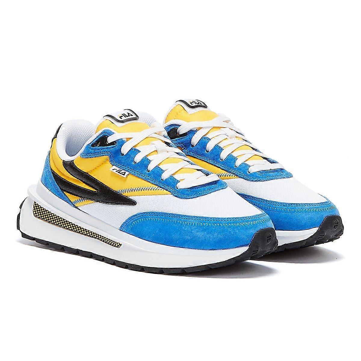 Fila Renno Mens White / Yellow / Blue Trainers