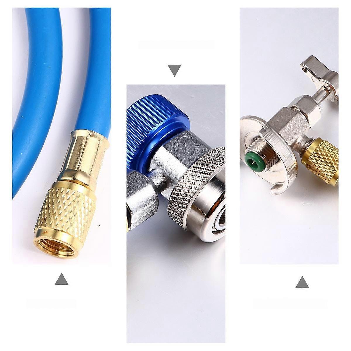 Car Recharge Hose Fluoride Adding Pipe 1Set