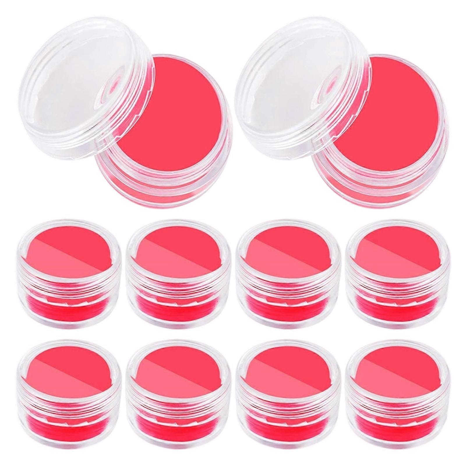 Beads Art Wax Clays Refill Set With 10 Travel Friendly Case For Craft Tool And Supplies  Red