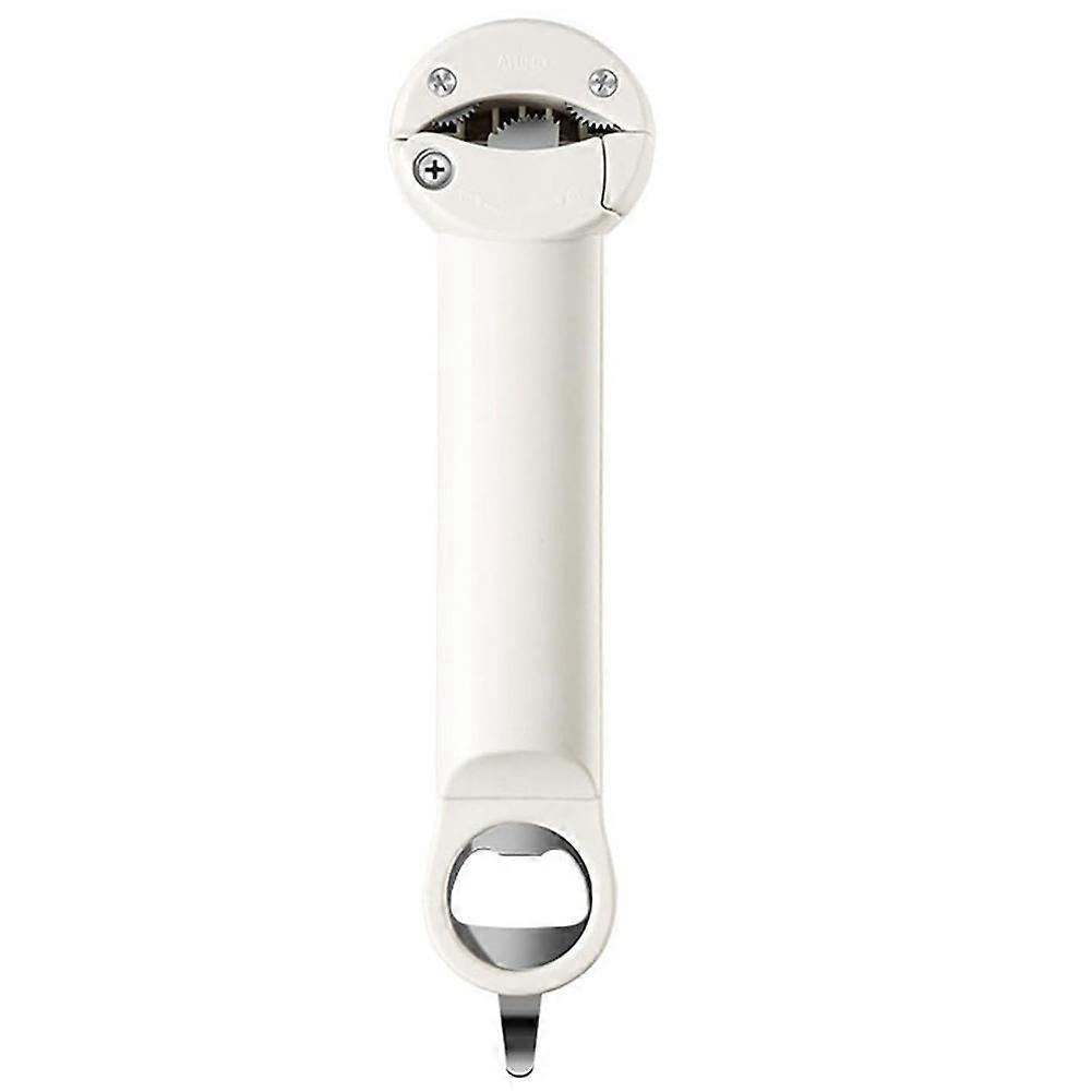 Handy Bottle Jar Easy Opener Multi-Function Kitchen Tool White