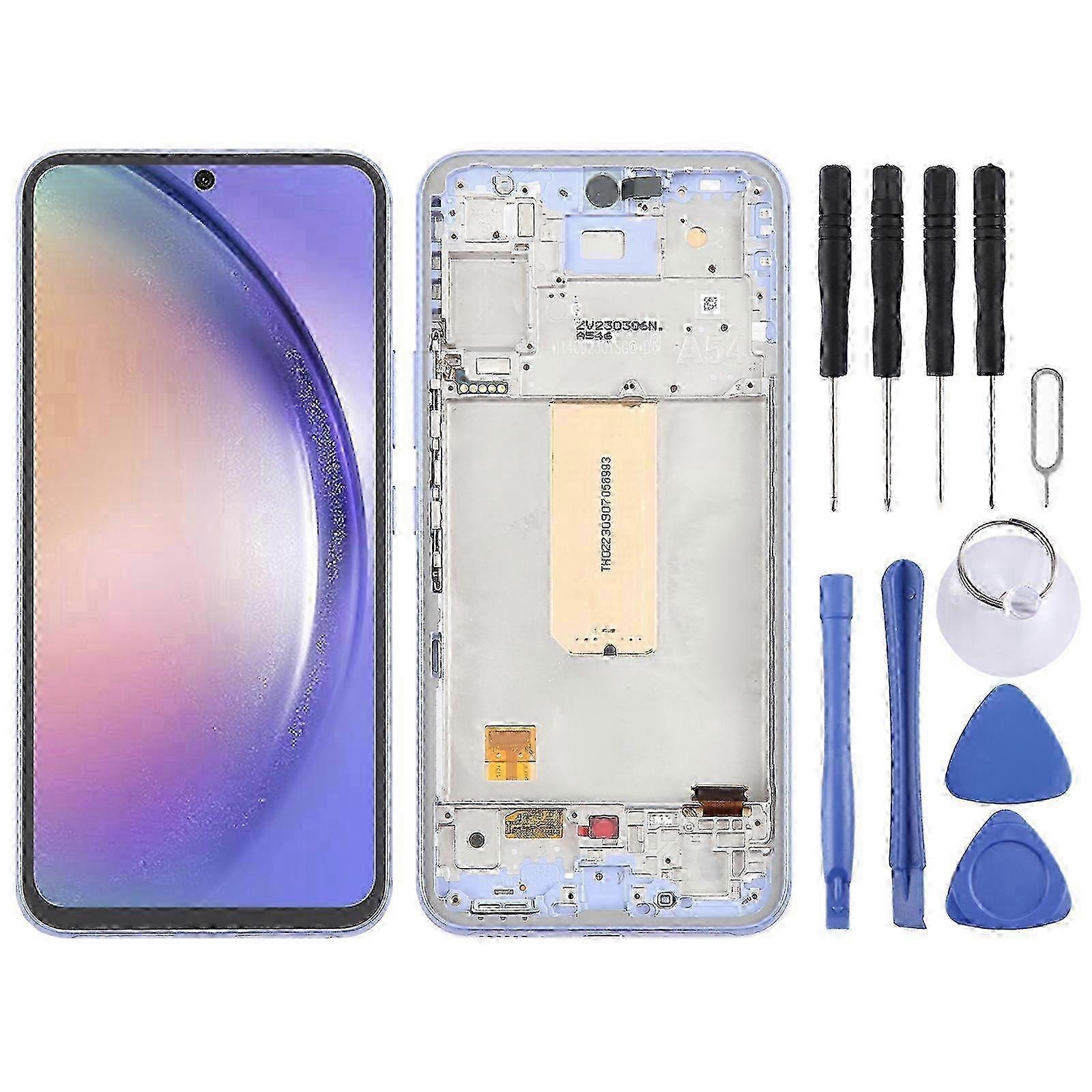 m For Samsung Galaxy A54 5G SM-A546 6.43 inch OLED LCD Screen Digitizer Full Assembly with Frame