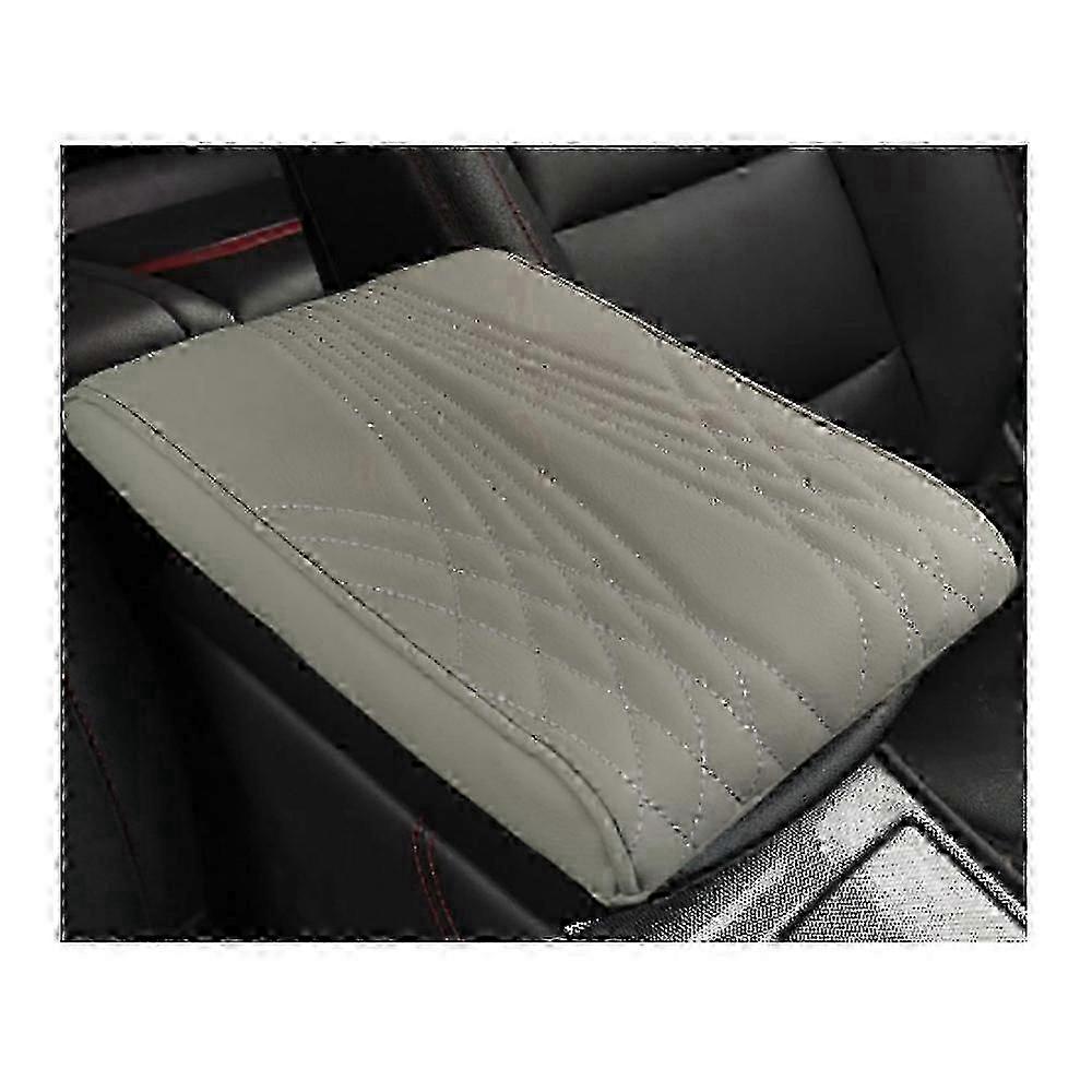 w Optimismk Sponge Car Armrest Box Pad Universal Style, Memory Cotton Car Armrest