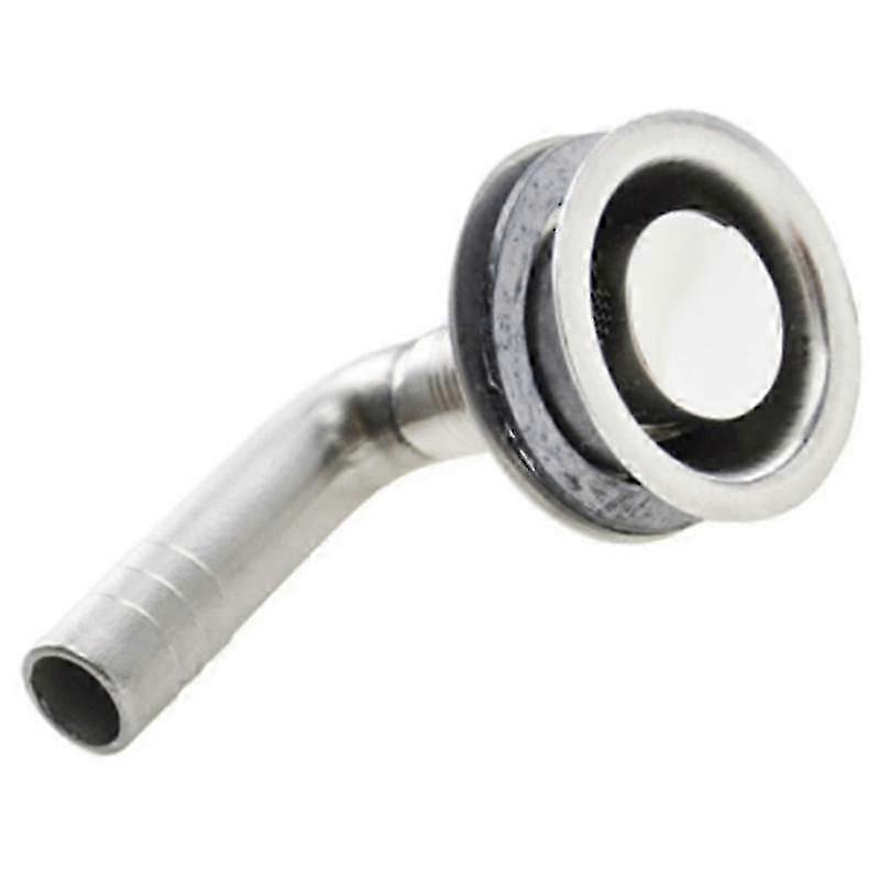 Boat fuel tank vent stainless steel - 90 degree angled flush mount marine accessory