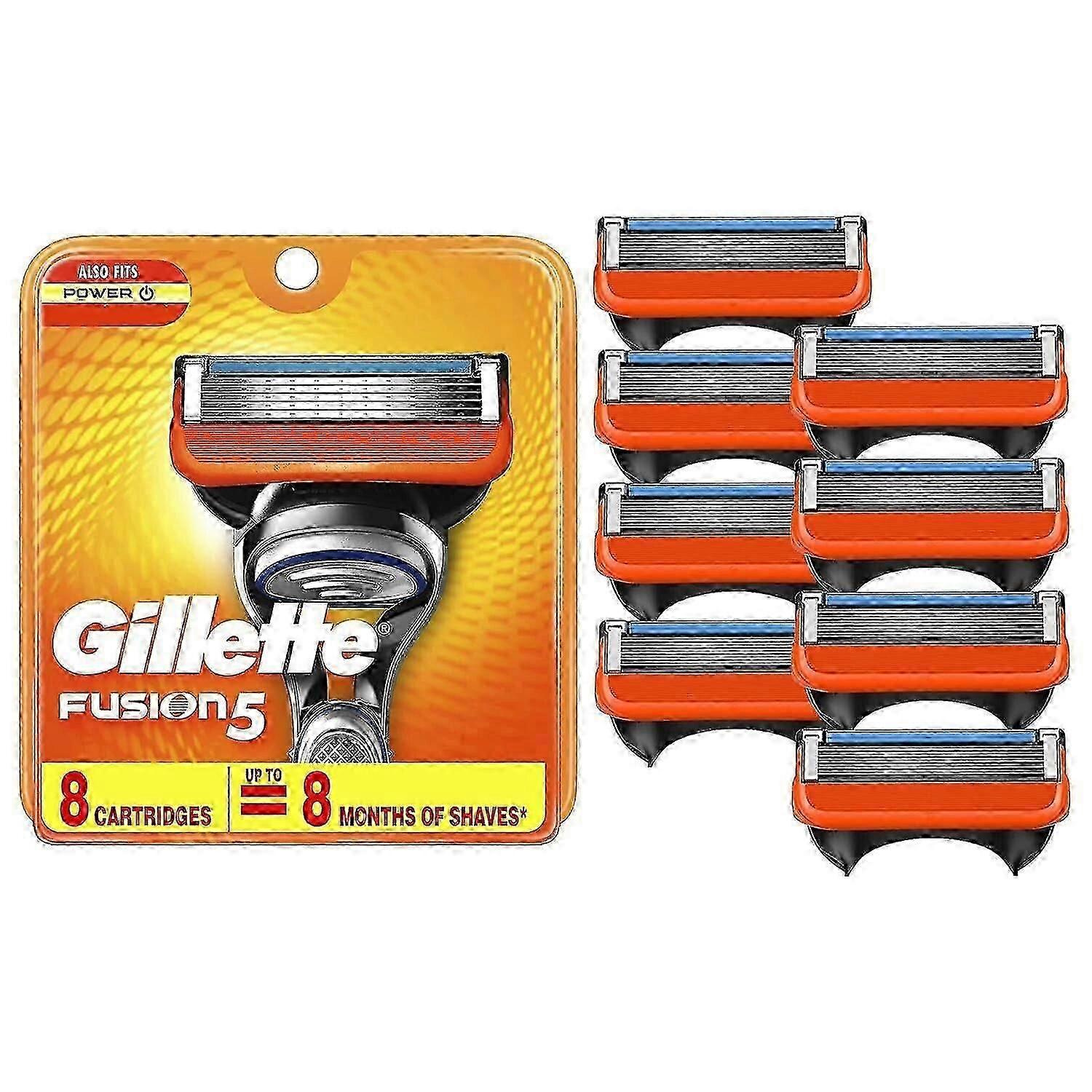 Barbeador Gillette Fusion 5 Proglide com 24 lâminas de 5 polegadas.