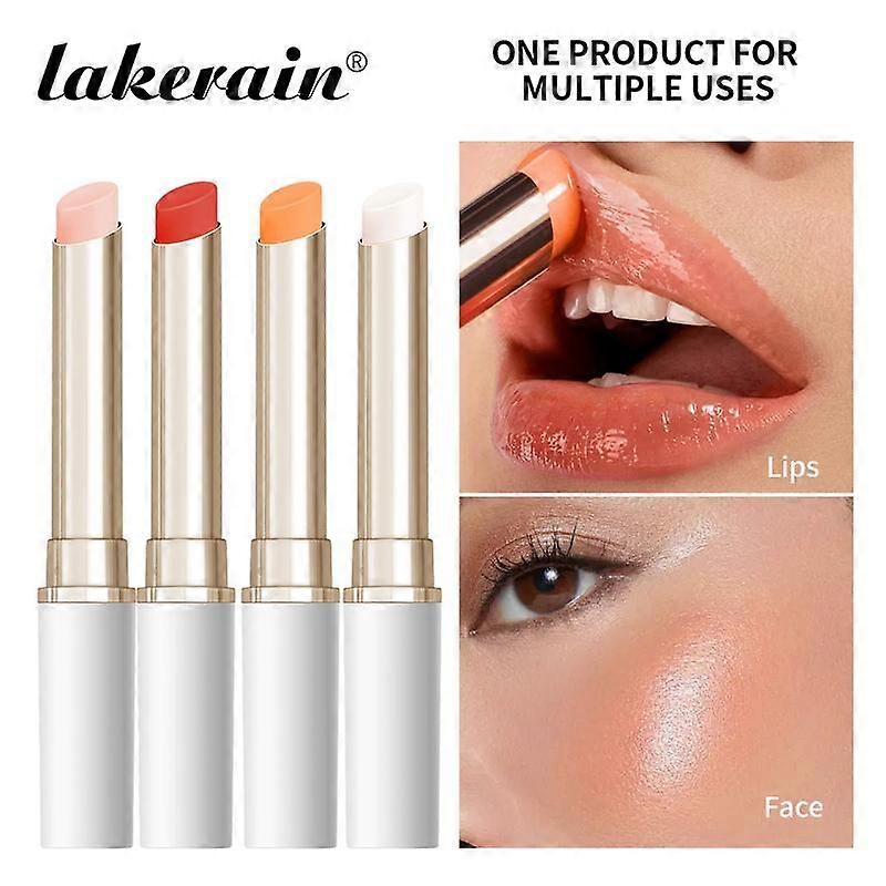 4 PCS pH - Color Changing Lip & Cheek Balms, pH, Moisturizing Sensing Multifunctional Lip & Cheek Tints, 2 in 1 Lip Balm & Blush, Enriched w