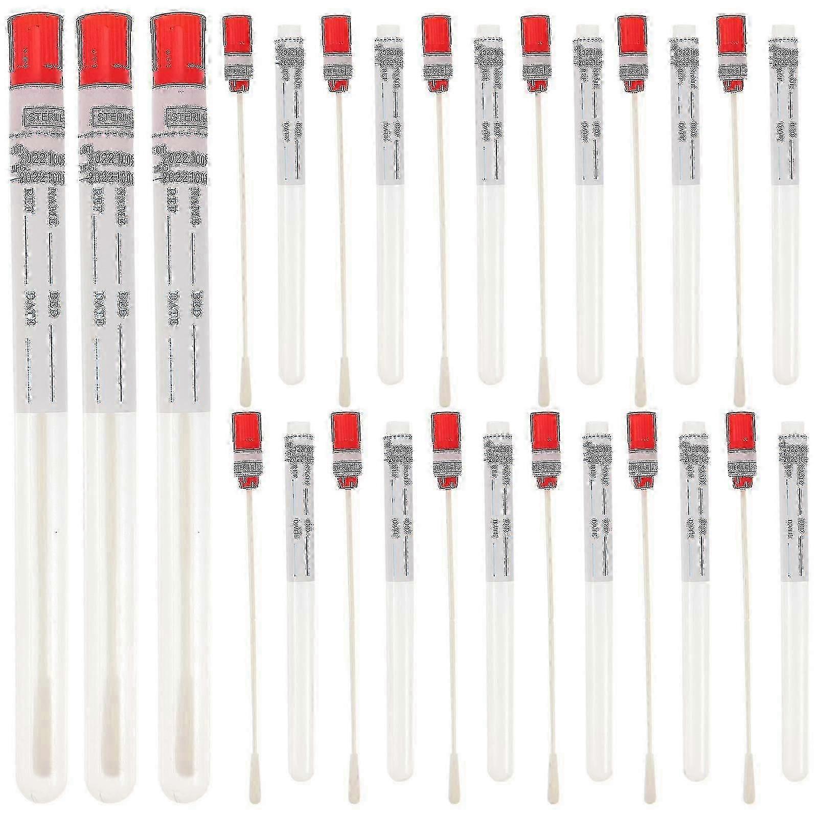 50 قطعة مسحات معقمة يمكن التخلص منها لجمع عينات المختبر ، الاستخدام الطبي ، اختبار الحمض النووي