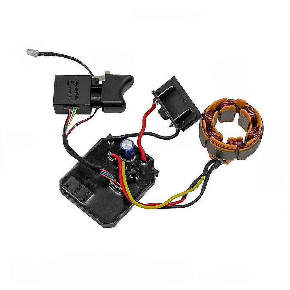Electric Drill Control Board Speed Switch Board Controller for Dayi 21V Brushless Lithium Drill Stator Assembly