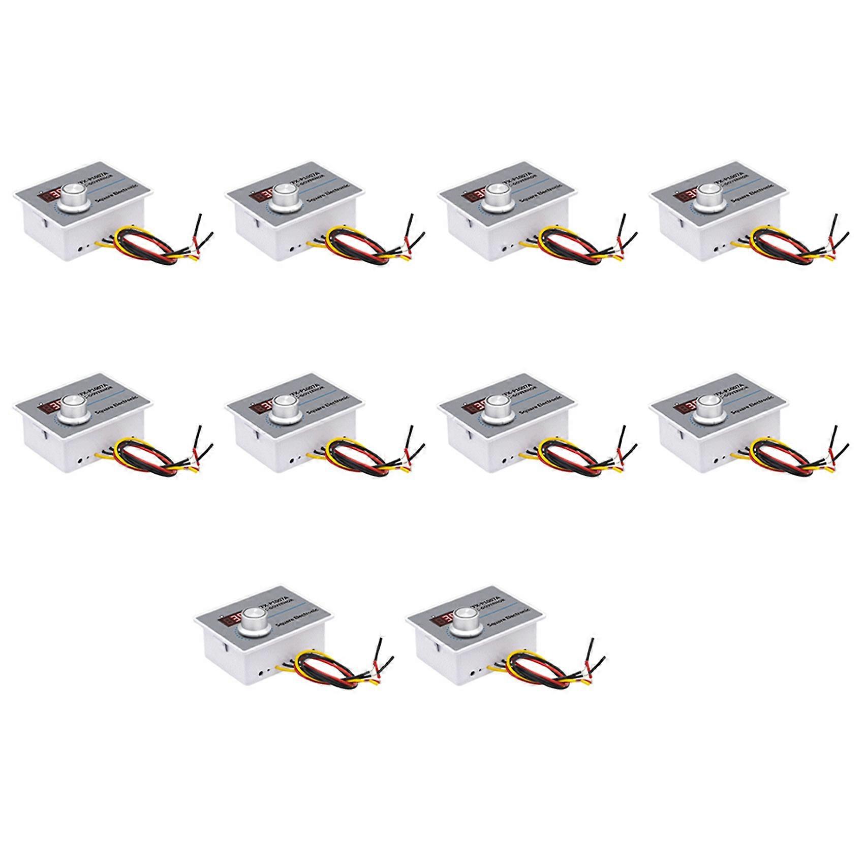 10X ZFX-P1007A Digital Display Speed Controller Waterproof Stepless Speed Regulator Governor 500W AC 220V Control Switch