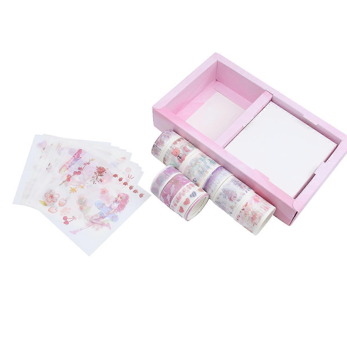 Adorable Paper Tapes Scrapbook Decals for Decor 10 Roll Set