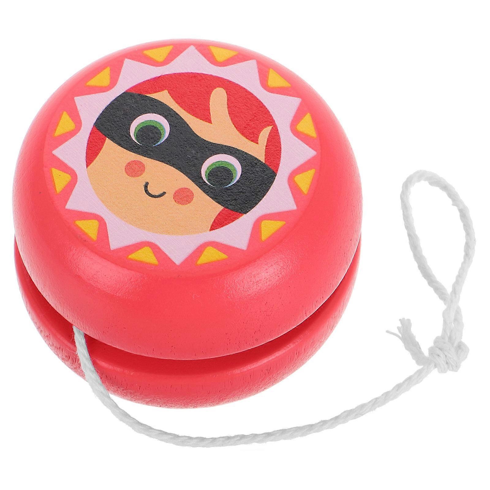 Wooden Yoyo for Kids Beginners Toy for Developing Hand Eye Coordination