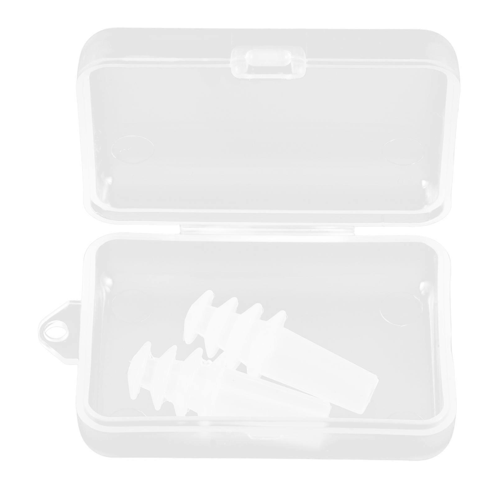 Aviation Earplugs Silicone Earplugs for Noise Blocking 1Pair Universal Use