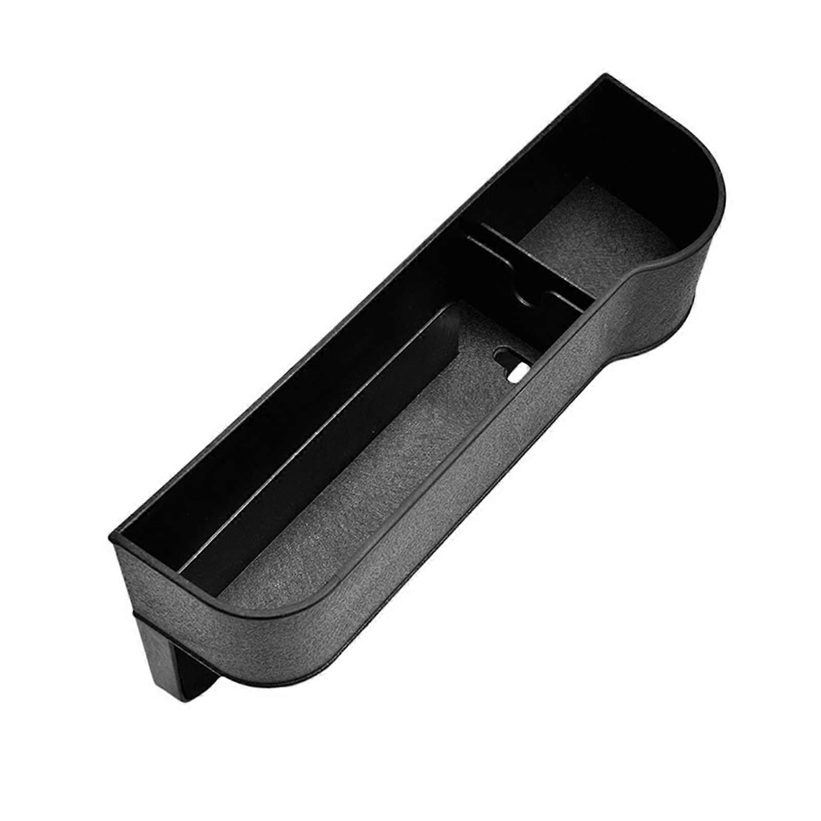 Car Seat Gap Organizer with Cup Holder PU Leather Storage Box Right Side Prevents Item Dropping