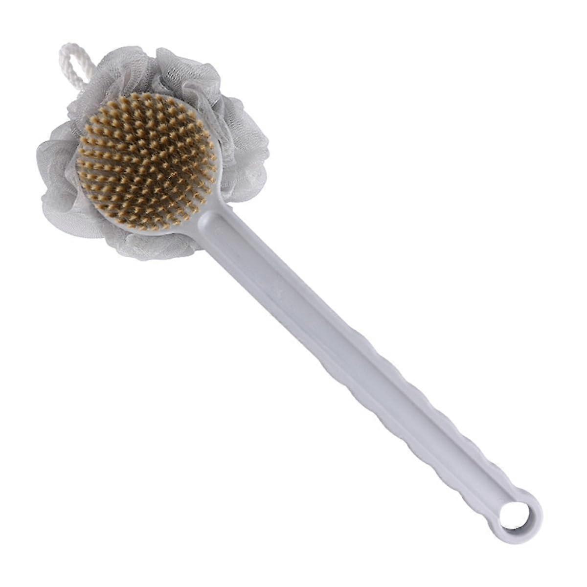 Back Scrubber with Long Handle DualSided Bath Brush for Deep Cleansing and Skin Massage