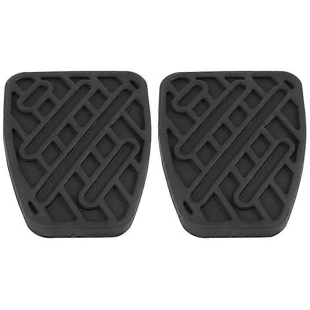2Pcs Black Rubber Brake&