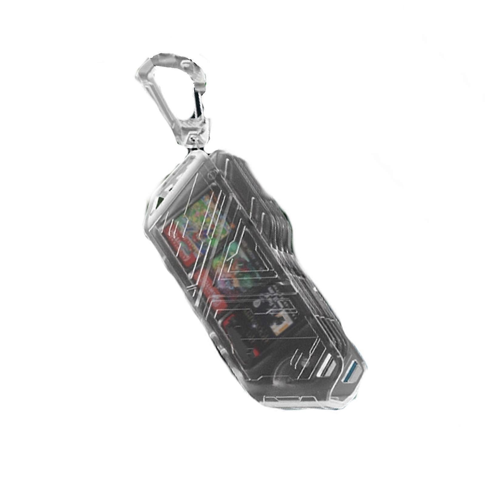 Small Game Card Organizers Featuring 4 Rotating Slots Hard Shell Obvious Protective Case for Consoles Lite  Clear