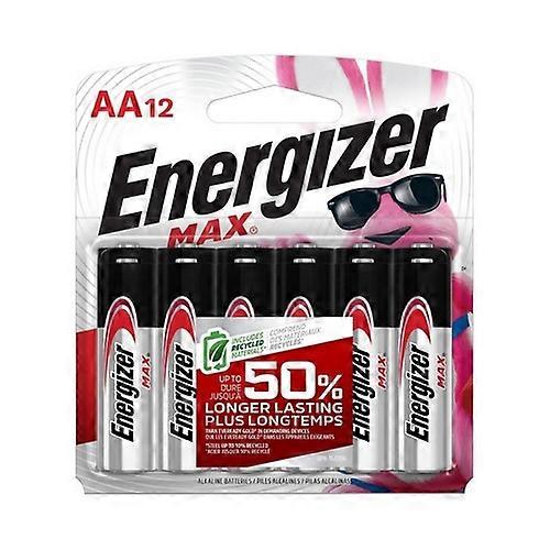 Energizer MAX AA Alkaline Batteries, 12 Count / 1 Pack