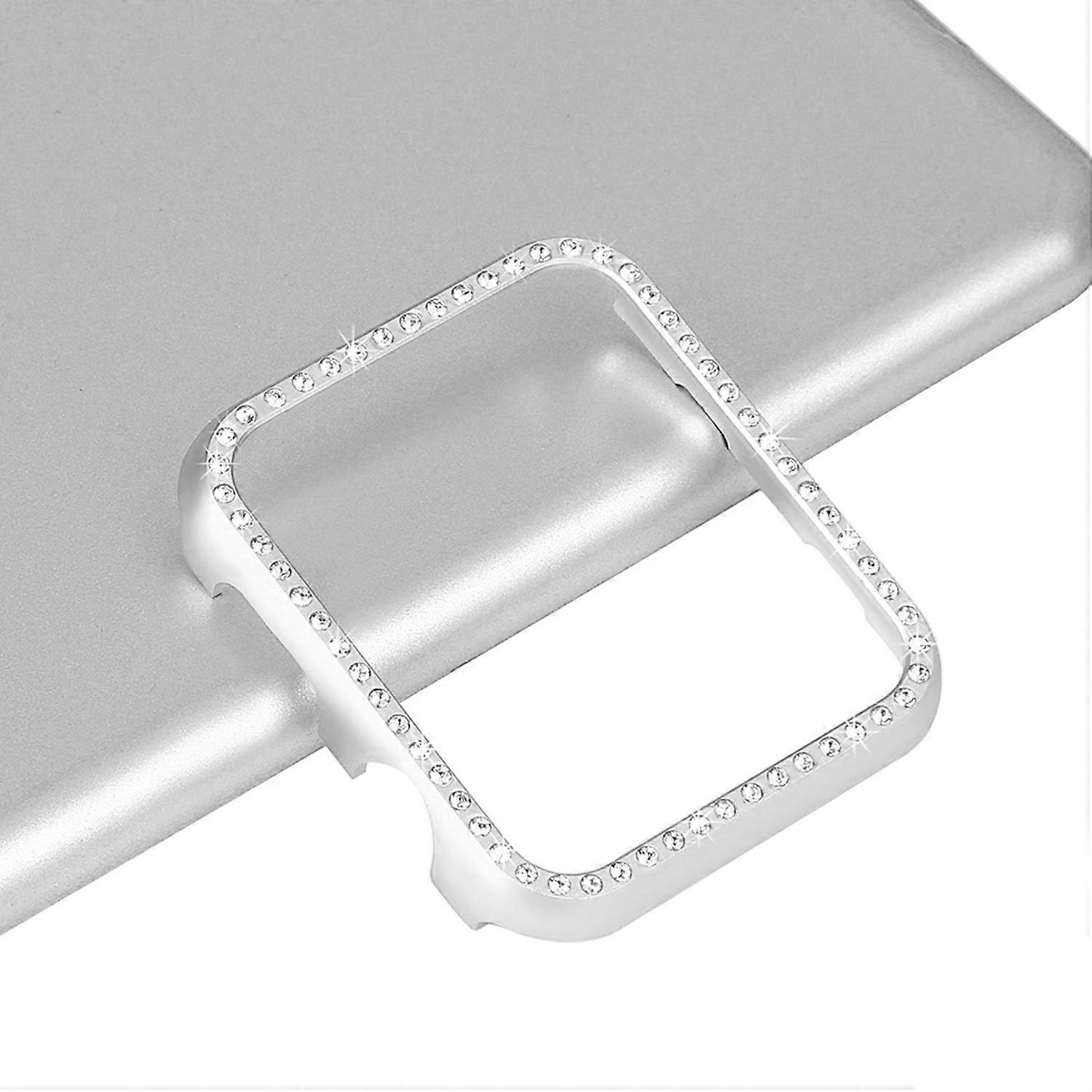 Case for Apple Watch 42mm Series 10/11, Glitter Diamond Shockproof Full Coverage Bumper