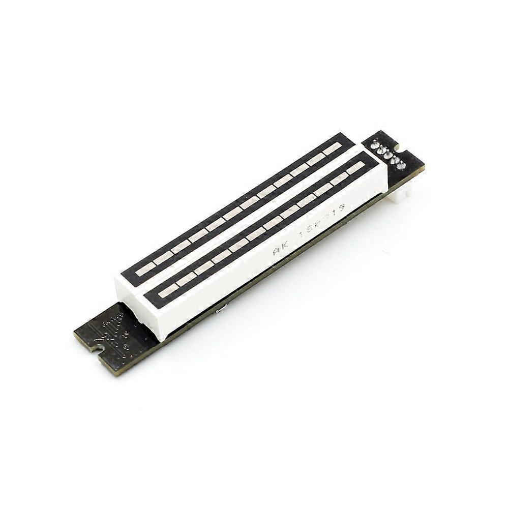 Dual 12 Level Audio Indicator LED Light VU Meter Stereo Amplifier Board with AGC Mode Adjustable LED Speed DIY Project