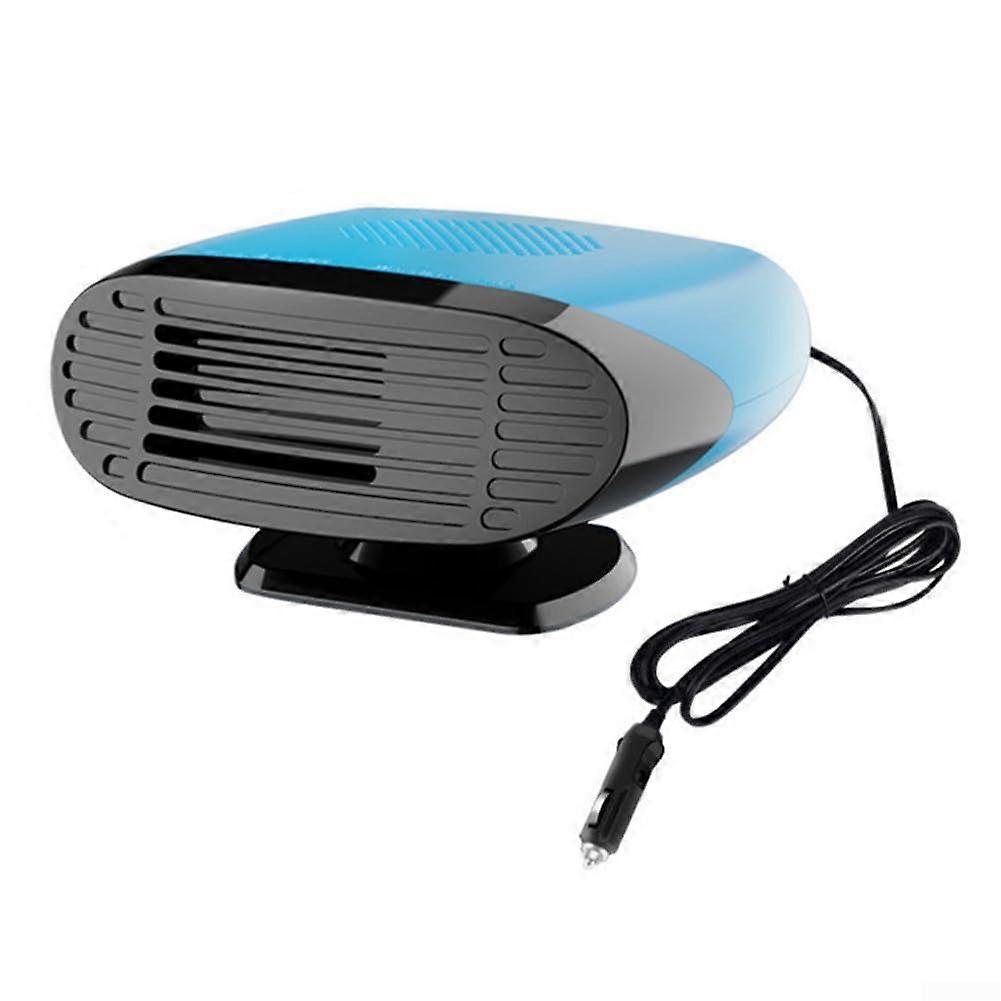 Car Heater 12V/24V with Quick Heating, 2 in 1 Windshield Defroster and Demister, 24V Black