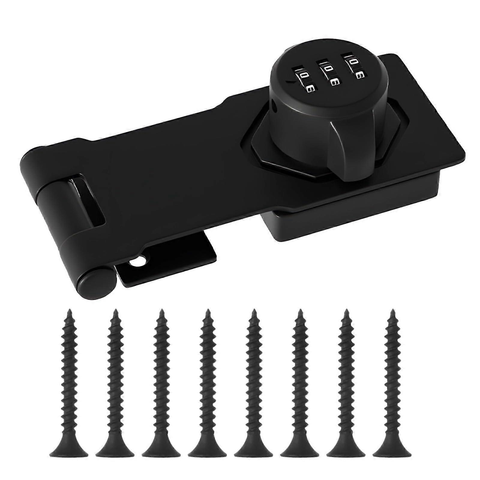 Combination Lock Zinc Alloy Padlock for Cabinets Drawers Barn Door Fridge Keyless Numeric Security