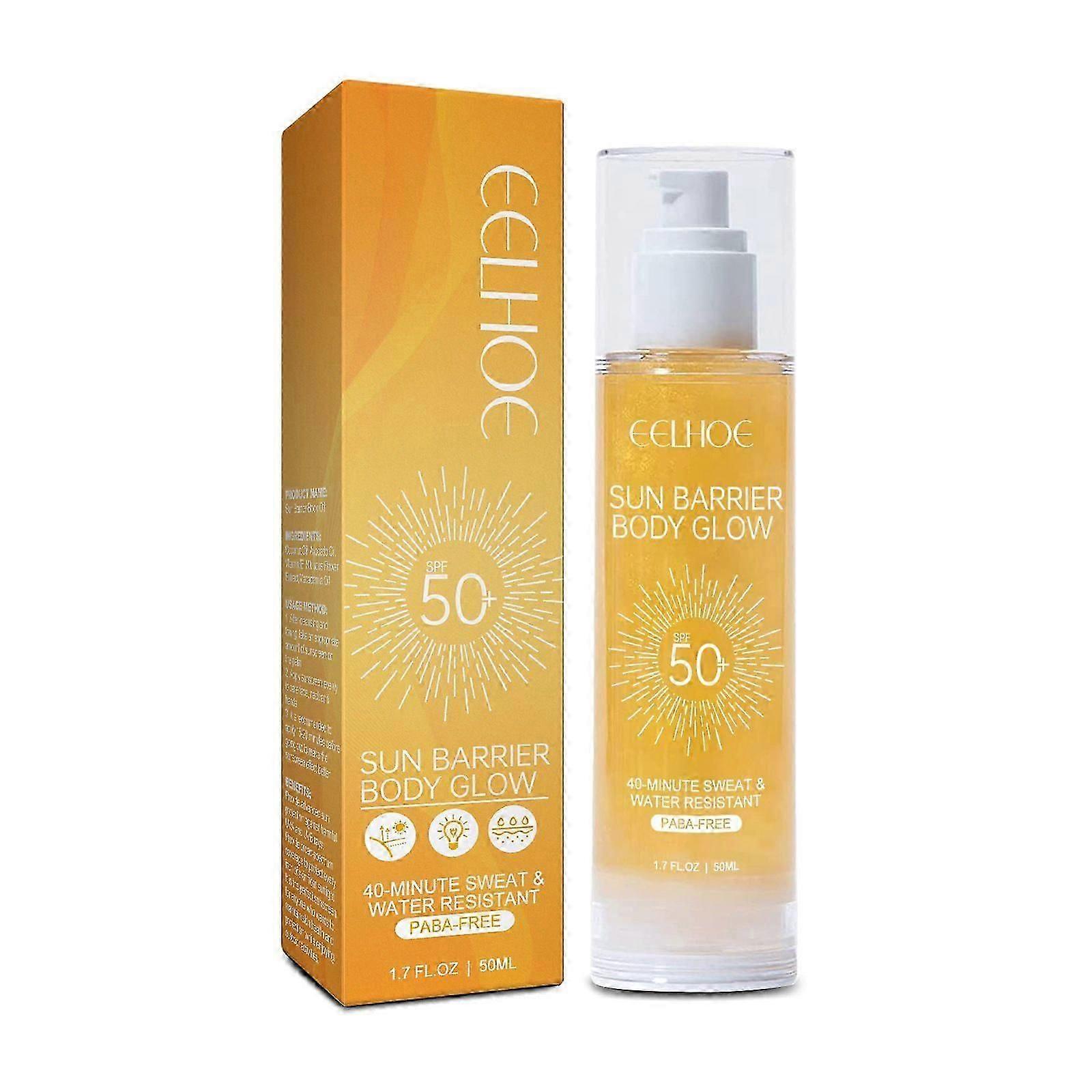 SPF 50 Waterproof Body Oil with Coconut