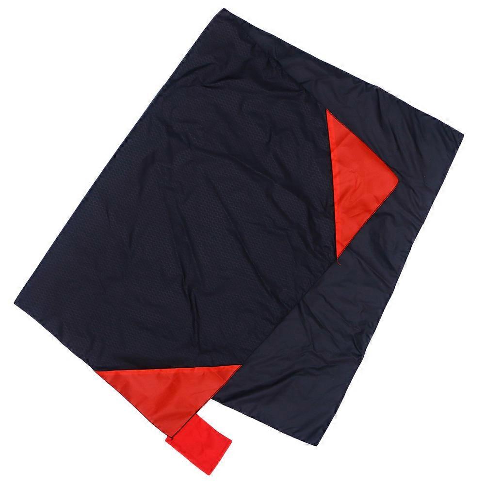 Compact Beach Blanket For Travel Black Puncture Resistant 1Set