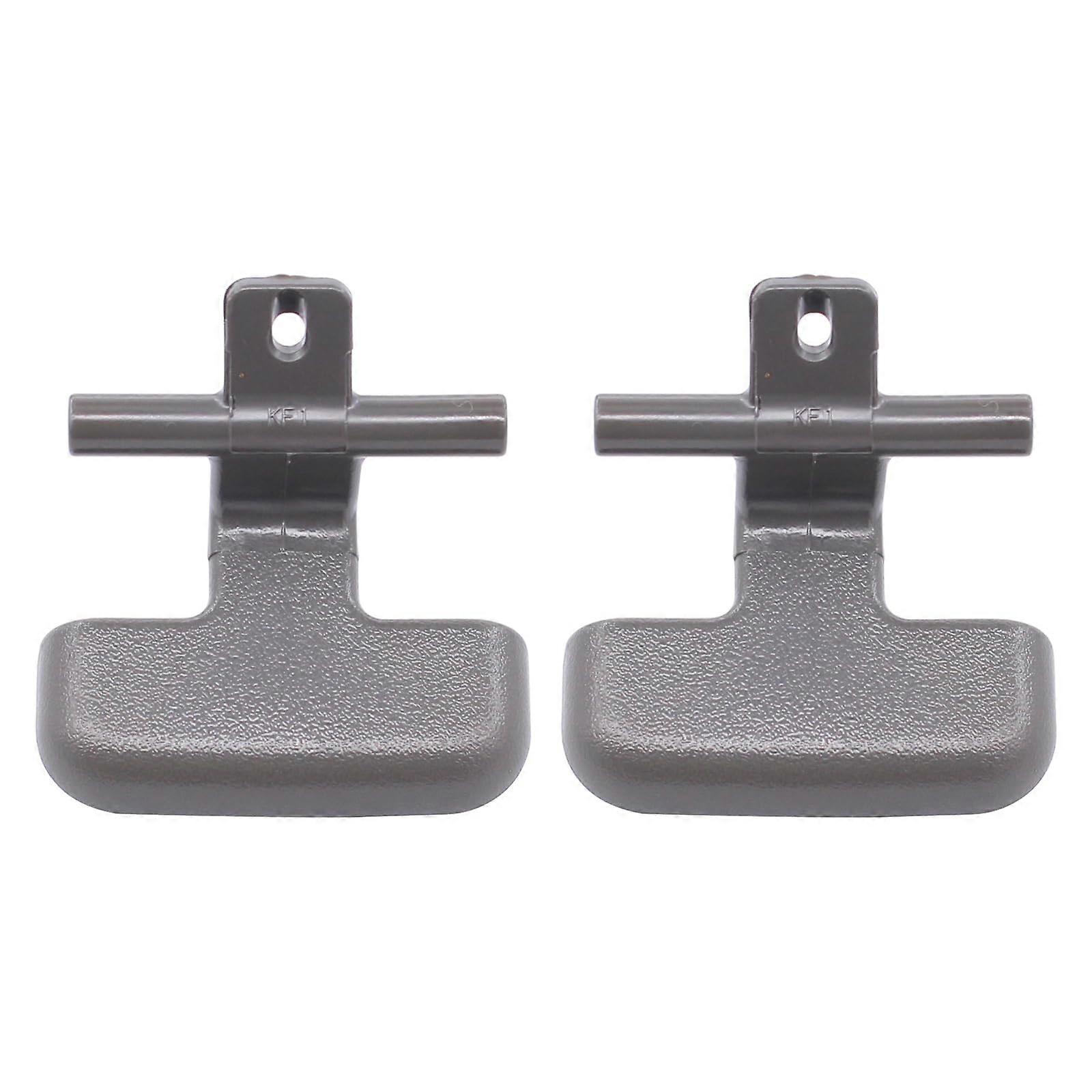 Upper and Lower Gray Armrest Latch Clips Compatible with Hyundai Sonata 2007-2010 Center Console