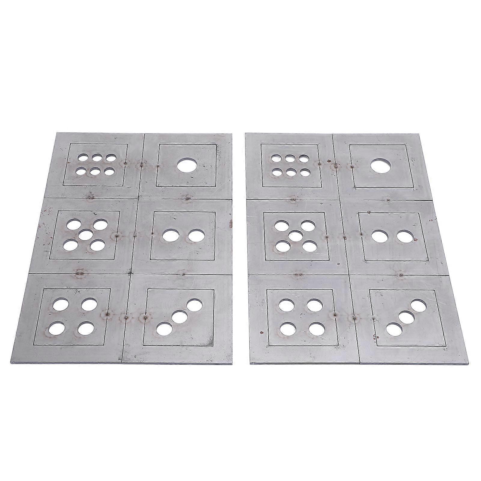 Beginner Steel Welding Practice Kit with PrecisionCut Plates and Six Sided Dice Assembly