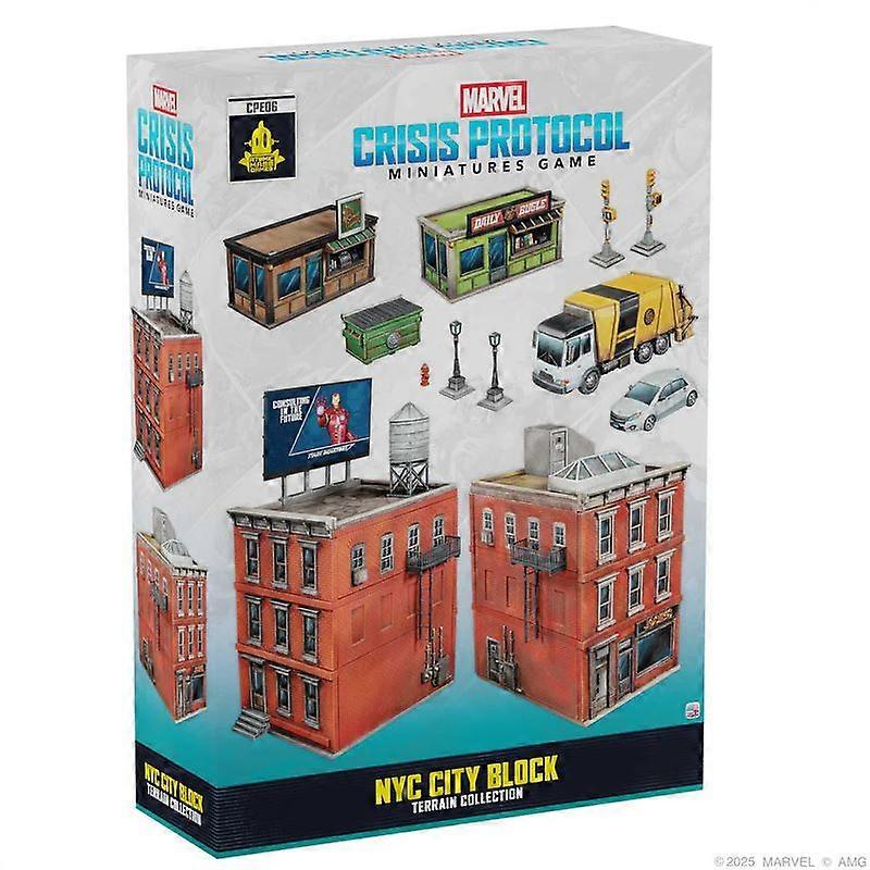 Marvel Crisis Protocol - NYC City Block Terrain Collection Minis Game