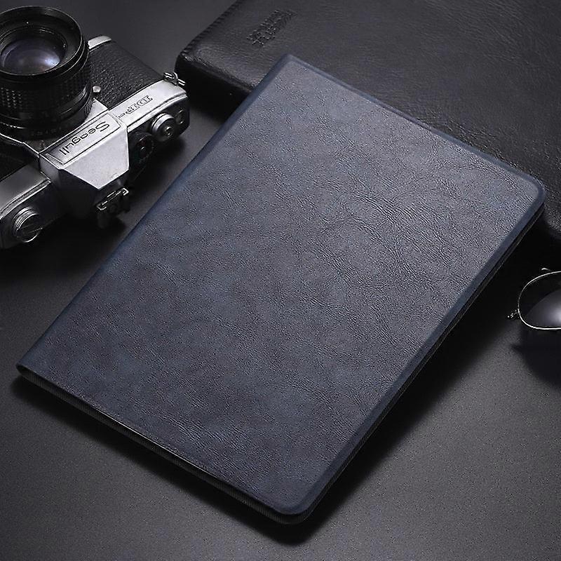 Capa elegante para iPad Pro 2020 de 11 polegadas, azul royal, em couro sintético com aba.