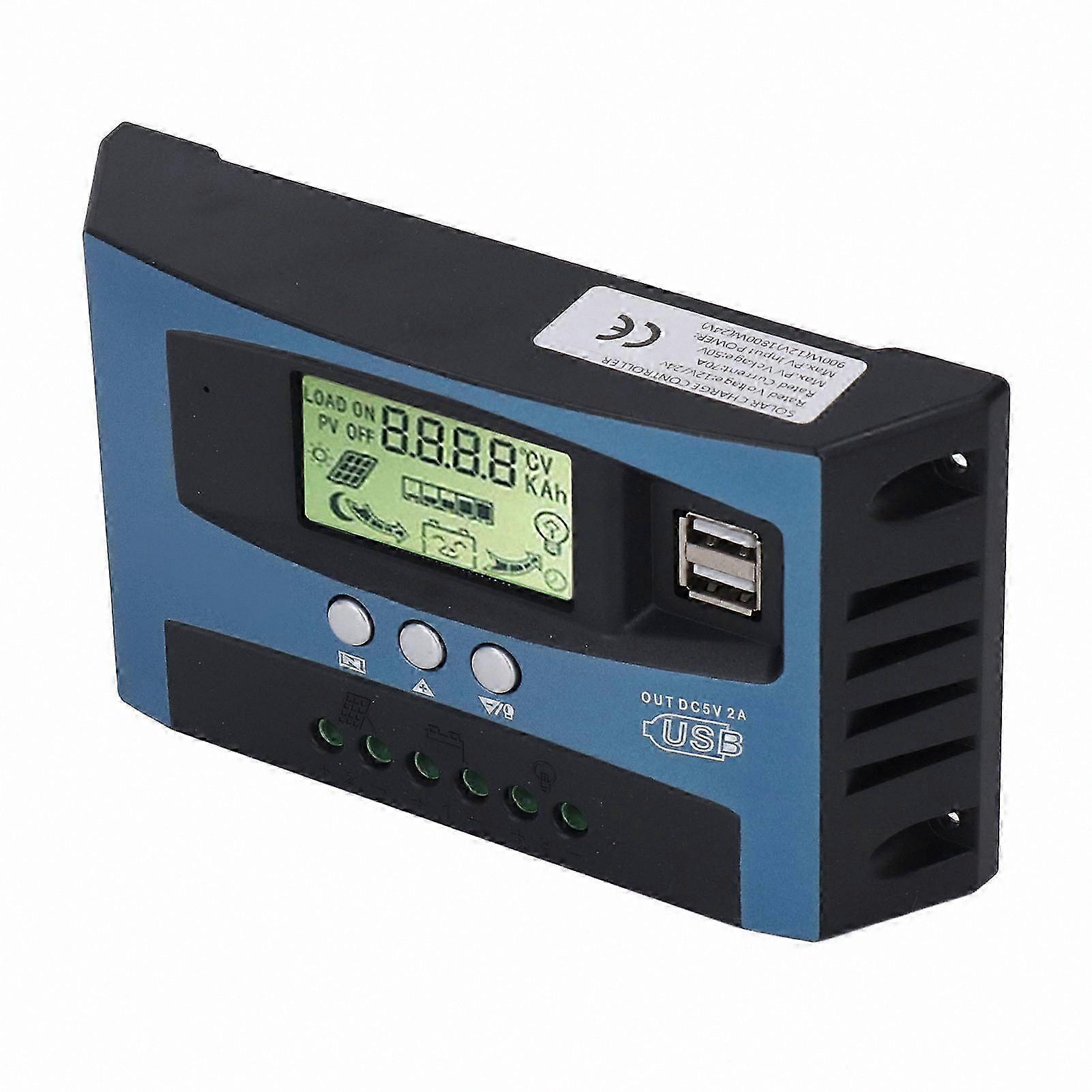 MPPT Solar Charge Controller with Real-Time Digital Display for 12V/24V Systems, 70A PV Charging Management Solution