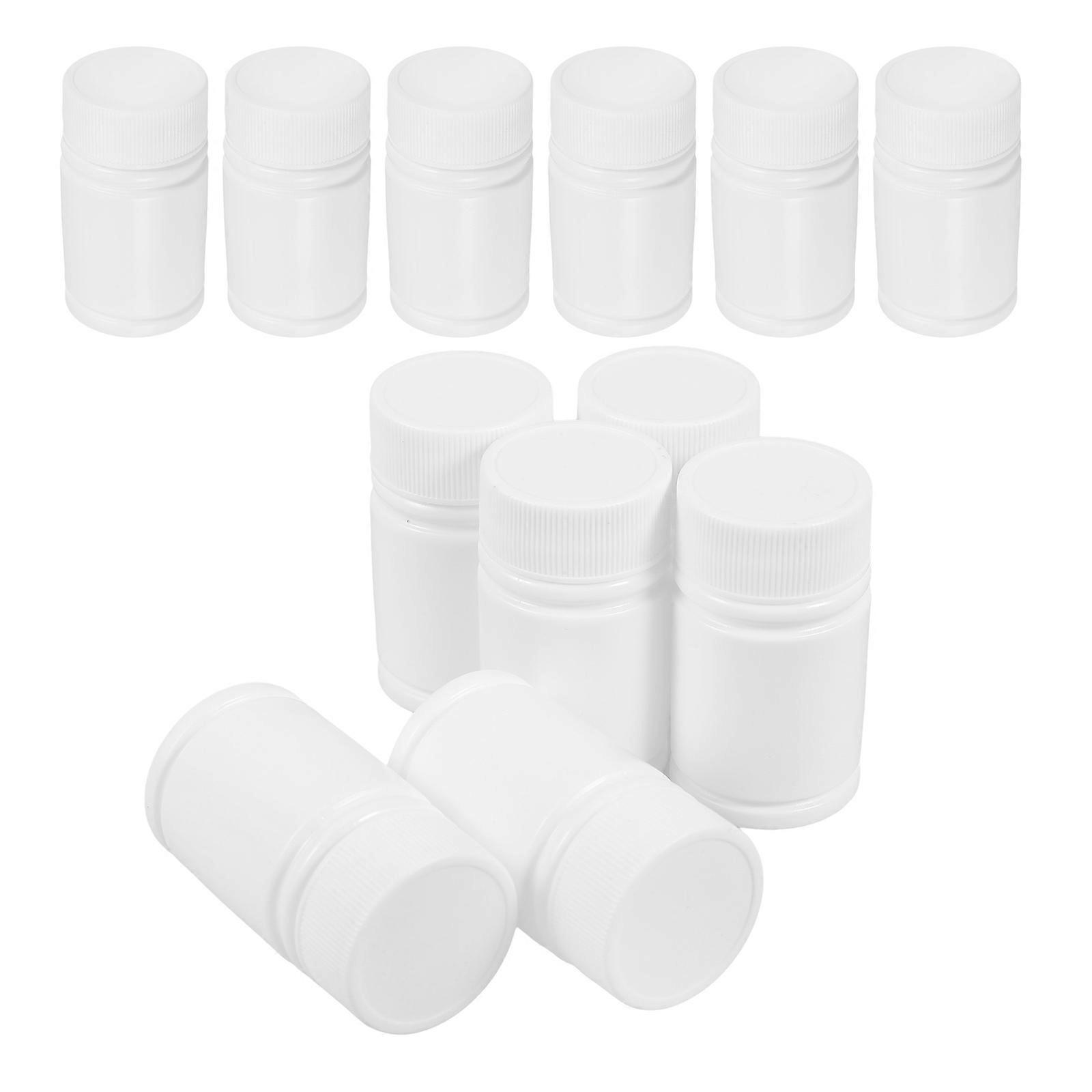 Sample Bottle White 20Pcs Medicine Bottle for Storage